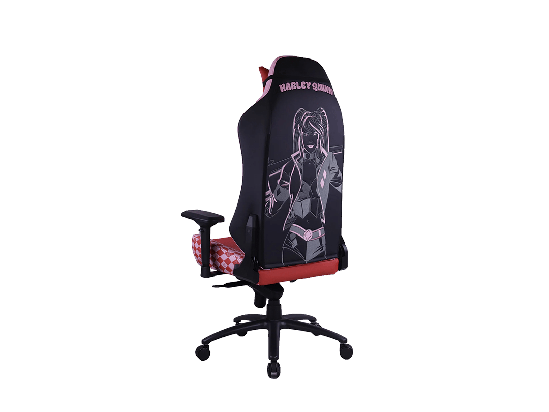 GAMEON x DC Licensed Gaming Chair With Adjustable 4D Armrest & Metal Base - Harley Quinn in Qatar GAMEON x DC Licensed Gaming Chair With Adjustable 4D Armrest & Metal Base - Harley Quinn in Qatar